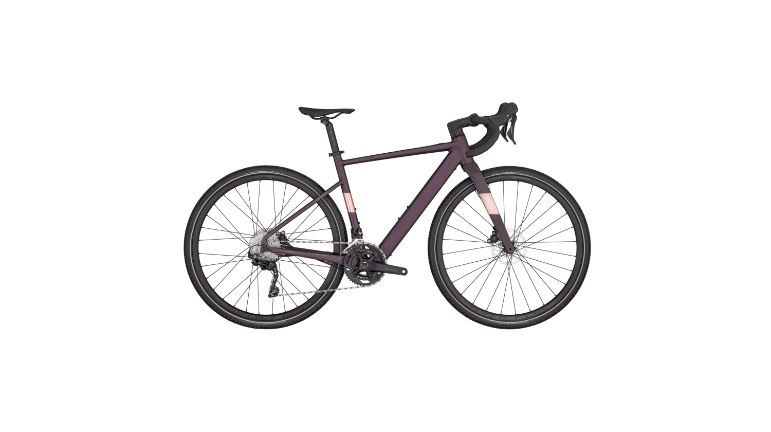 Scott Contessa Speedster Gravel eRIDE 25 250 Wh E-Bike Diamant 28" dark purple