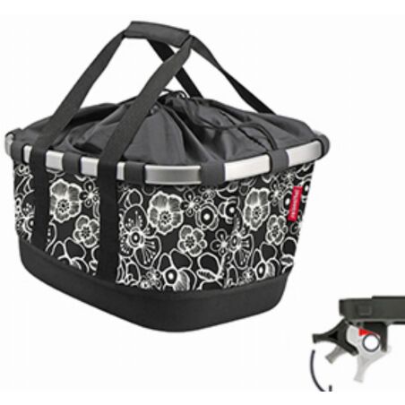 KLICKfix Bikebasket GT Gepäckträgertasche fleur...