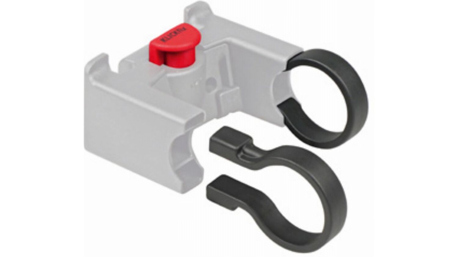 KLICKfix Lenker Adapter Schelle schwarz 35 mm 2 Stk.= 1 Paar