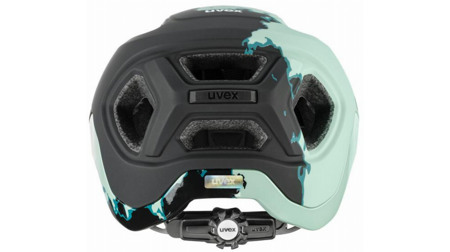 Uvex React MTB-Helm jade-black matt