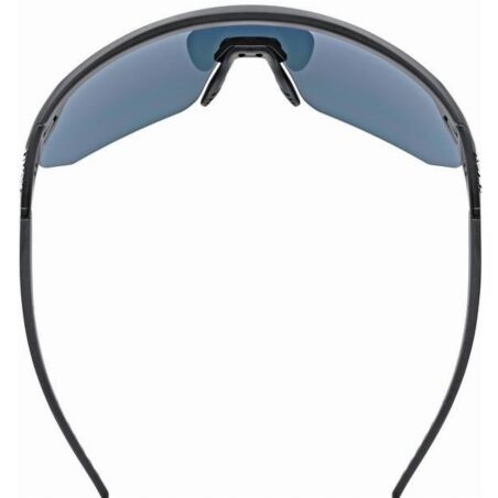 Uvex Pace One Sportbrille black matt/mirror blue