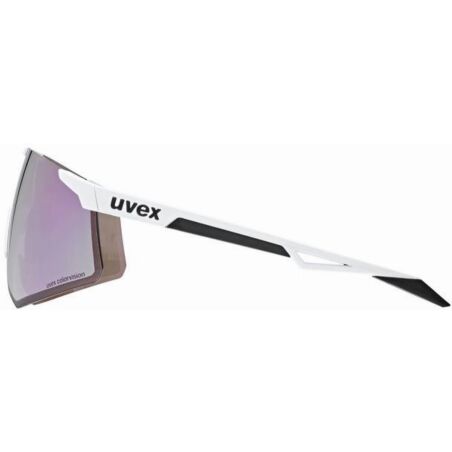 Uvex Pace Perform S CV Sportbrille white matt/pushy pink