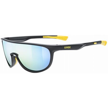 Uvex Sportstyle 515 Kinderbrille black matt/mirror yellow