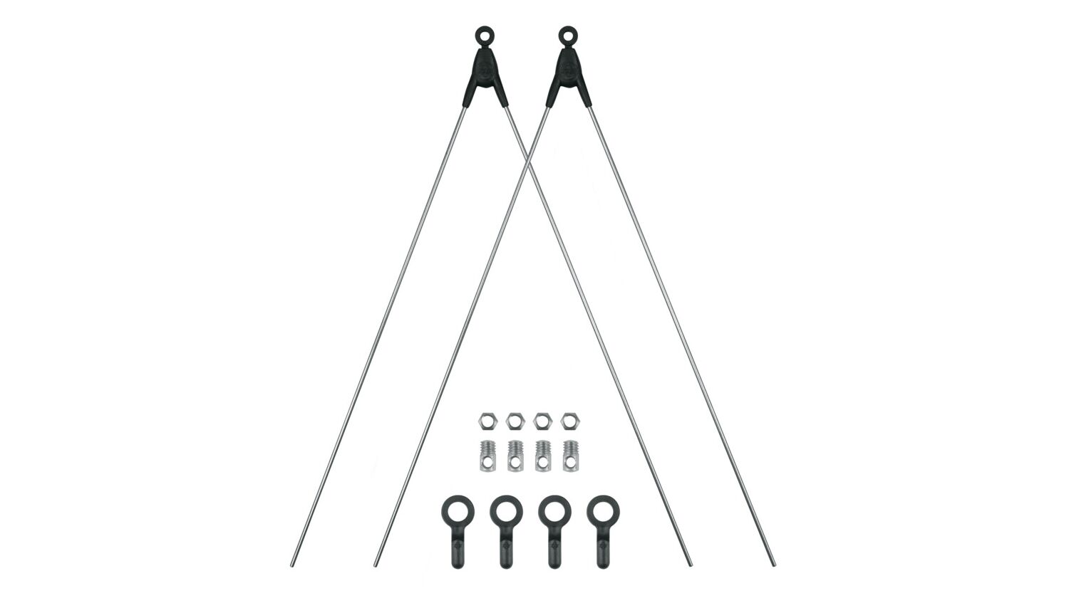 SKS GERMANY Ersatzstreben für Bluemels Basic 26" - 29" und Bluemels Stripes 365 mm vorne silver