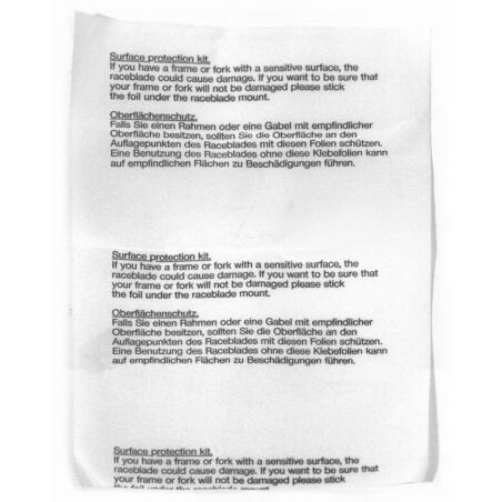 SKS Rahmenschutzfolie 4er-Set clear 80 x 29 mm für...