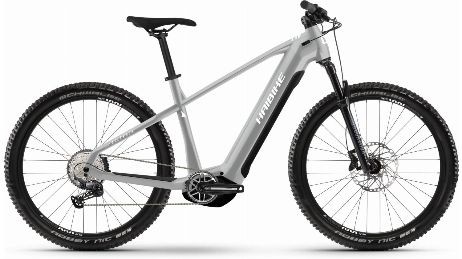 Haibike AllTrack 7 720 Wh E-Bike Hardtail Diamant 29" urban grey/white - gloss