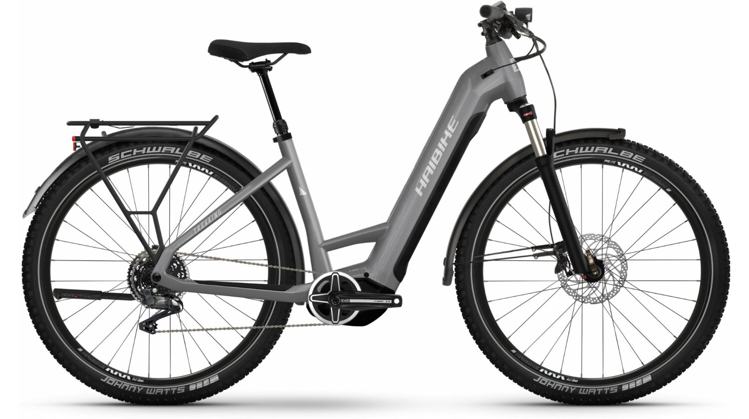 Haibike Trekking 7 750 Wh E-Bike Wave 27,5" urban grey/white - gloss