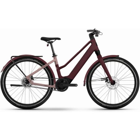 Winora iRide Pure R5f 400 Wh E-Bike Trapez 27,5" red...