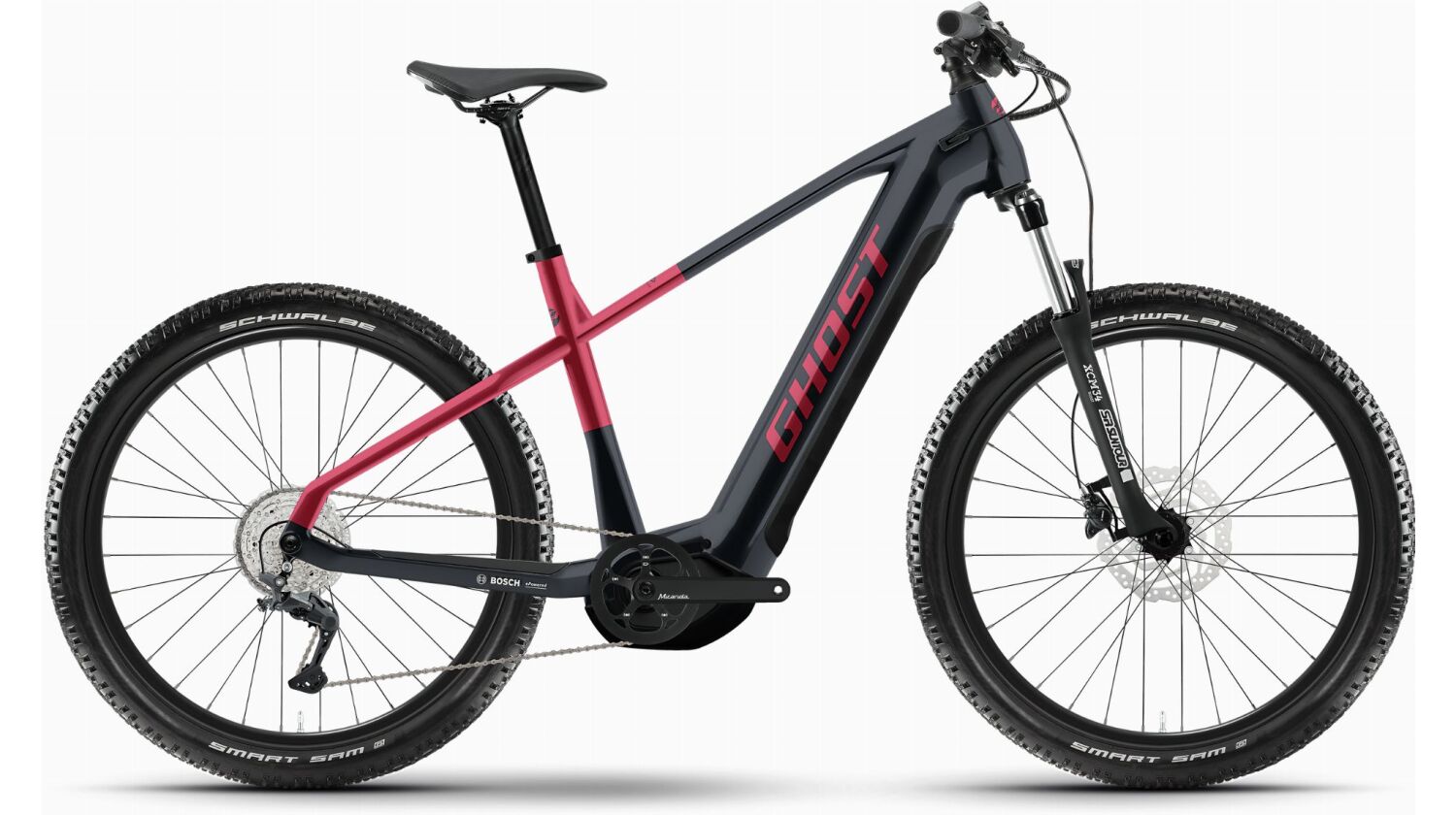 Ghost E-Teru Universal 625 Wh E-Bike Hardtail Diamant 29" black/metallic rust red - glossy