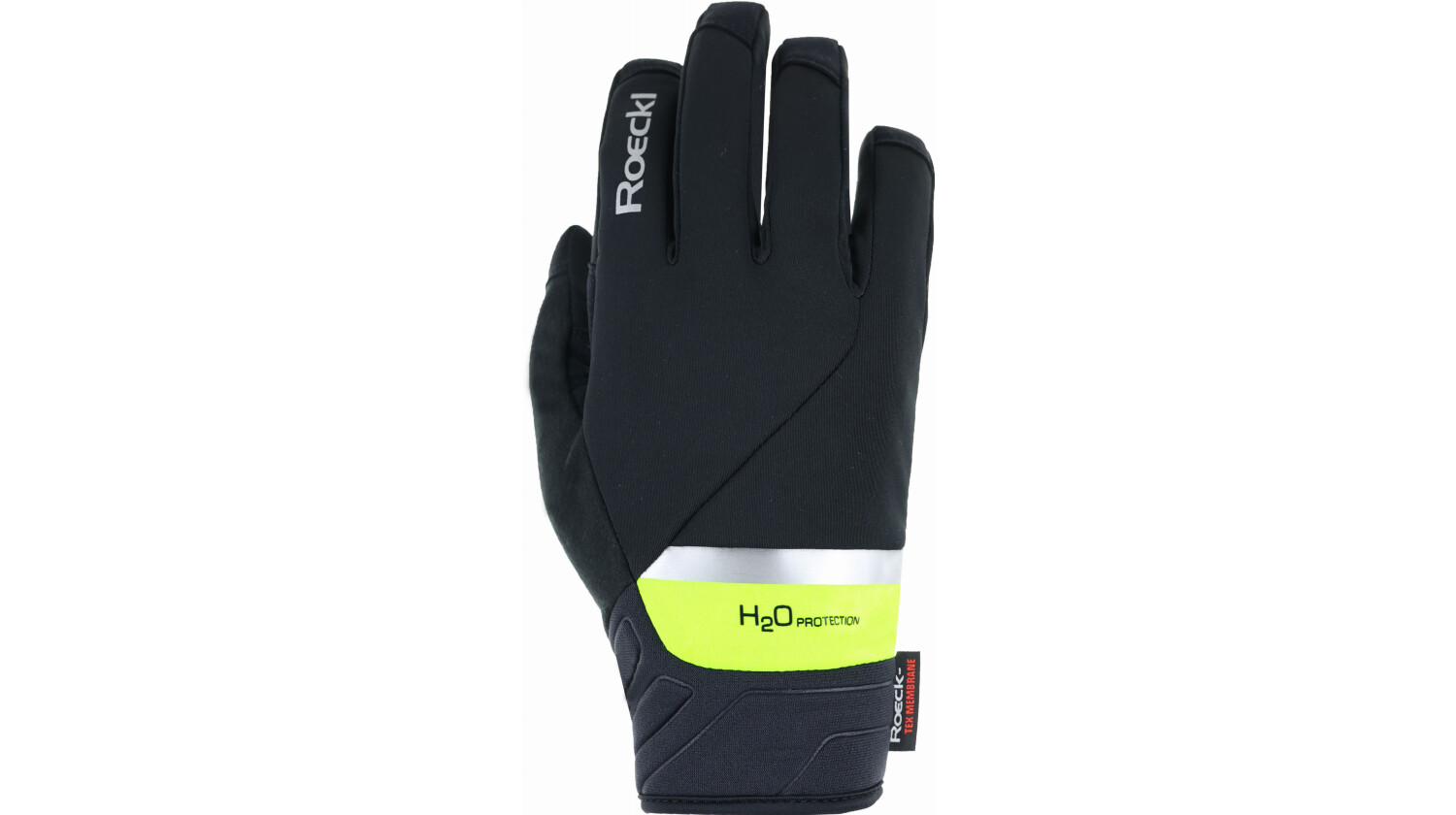 Roeckl Ranten 2 Waterproof Handschuhe lang black/fluo yellow