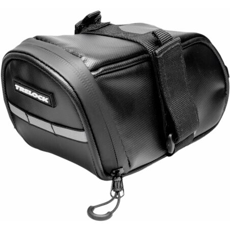 Trelock RS 453 AZ + ZR 355 Rahmenschloss inkl. Einsteckkette + Satteltasche schwarz 100 cm