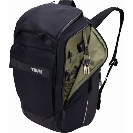 Thule Paramount Hybrid Pannier Fahrradpacktasche und Rucksack in einem schwarz 26 L