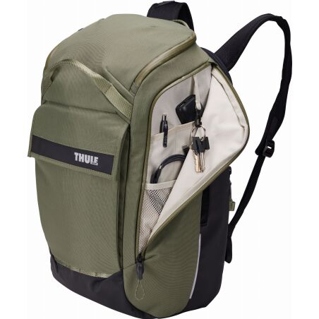 Thule Paramount Hybrid Pannier Fahrradpacktasche und Rucksack in einem Soft Green 26 L