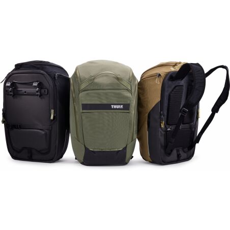 Thule Paramount Hybrid Pannier Fahrradpacktasche und Rucksack in einem Soft Green 26 L