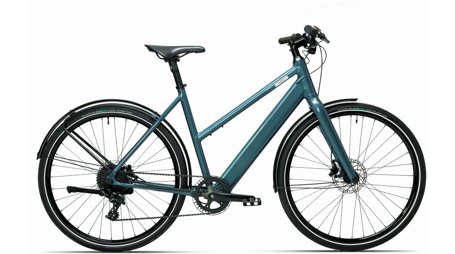 Coboc Vesterbro TPZ 360 Wh E-Bike Trapez 27,5" opal blue, gloss