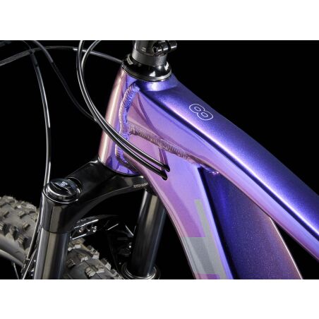 Trek Marlin+ 8 400 Wh E-Bike Hardtail Diamant purple flip to black fade