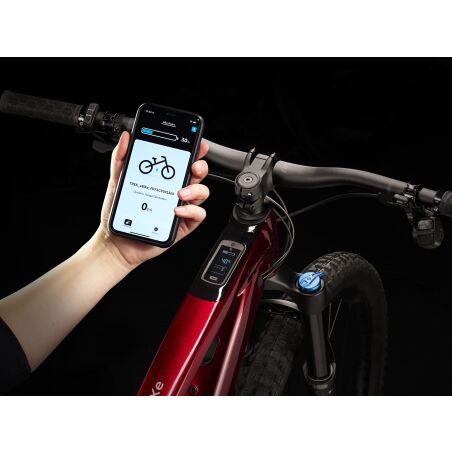 Trek Fuel EXe 8 GX AXS T-Type 360 Wh E-Bike Fully 29" rage red to deep dark blue fade