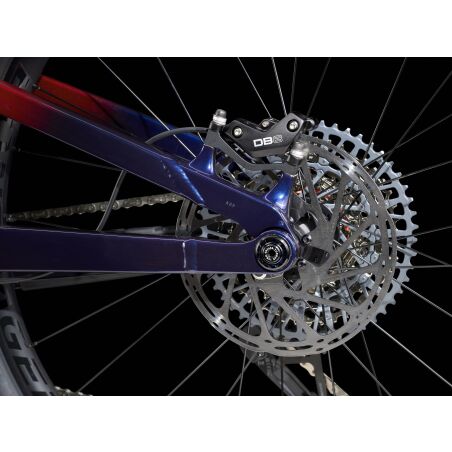 Trek Fuel EXe 8 GX AXS T-Type 360 Wh E-Bike Fully 29" rage red to deep dark blue fade