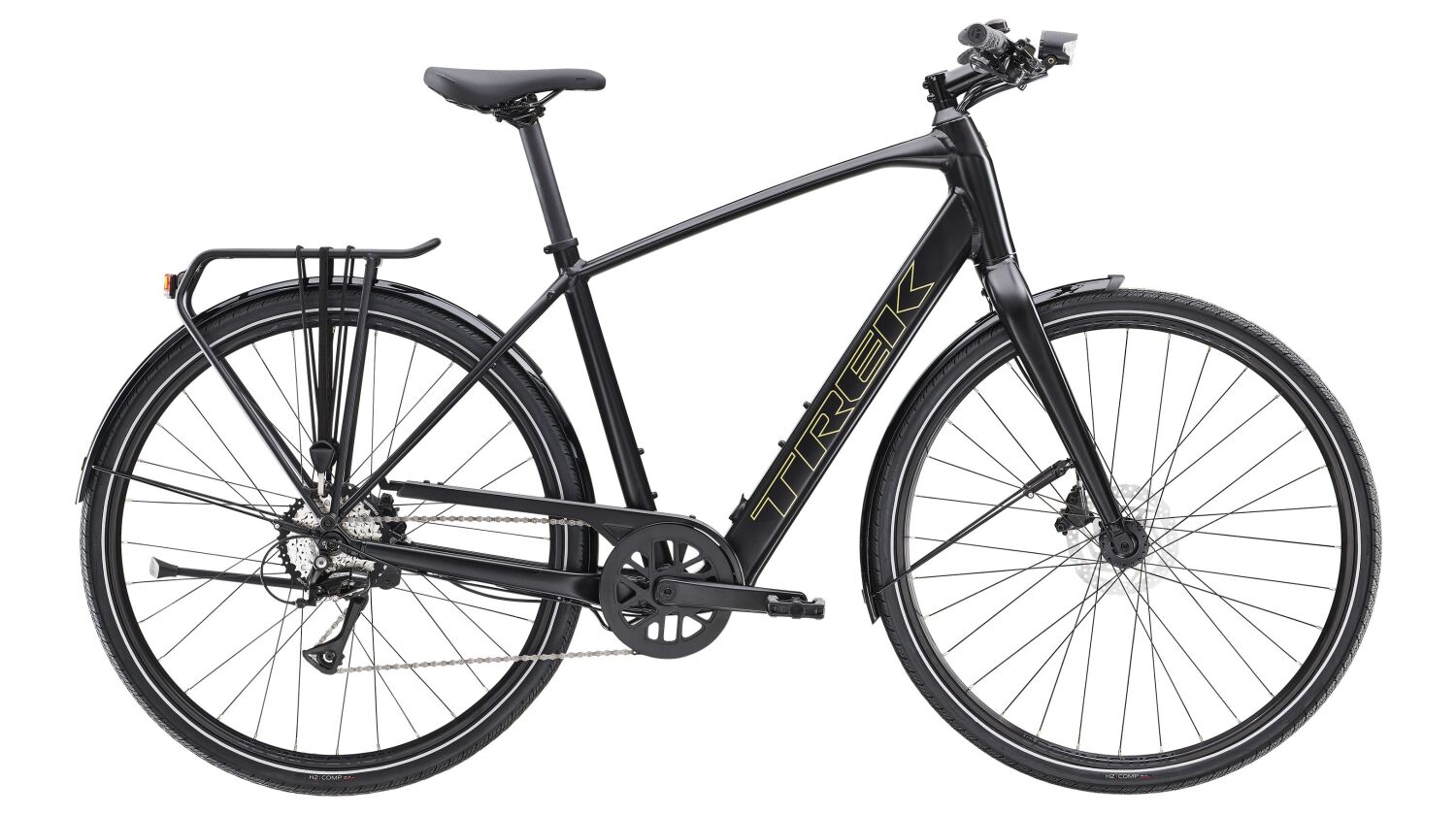 Trek FX+ 2 LT 250 Wh E-Bike Diamant 28" satin trek black