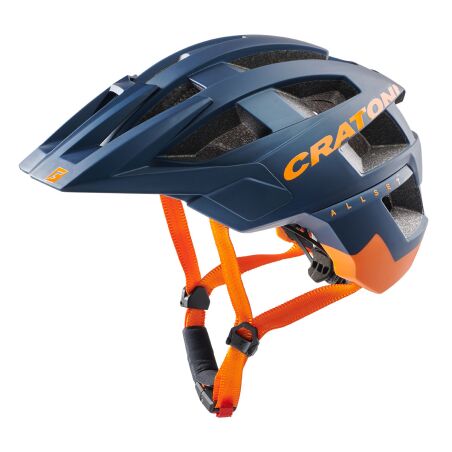 Cratoni AllSet MTB-Helm blue-orange matt