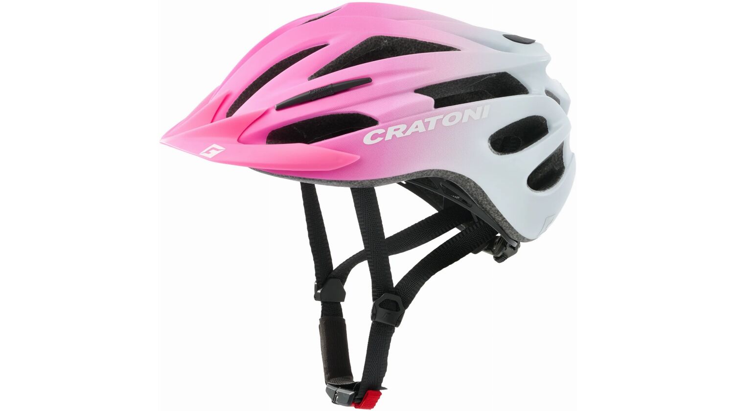 Cratoni Pacer Jr. Kinder-Helm pink-white matt