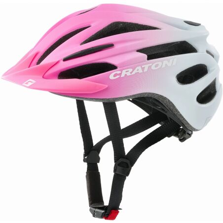 Cratoni Pacer Jr. Kinder-Helm pink-white matt