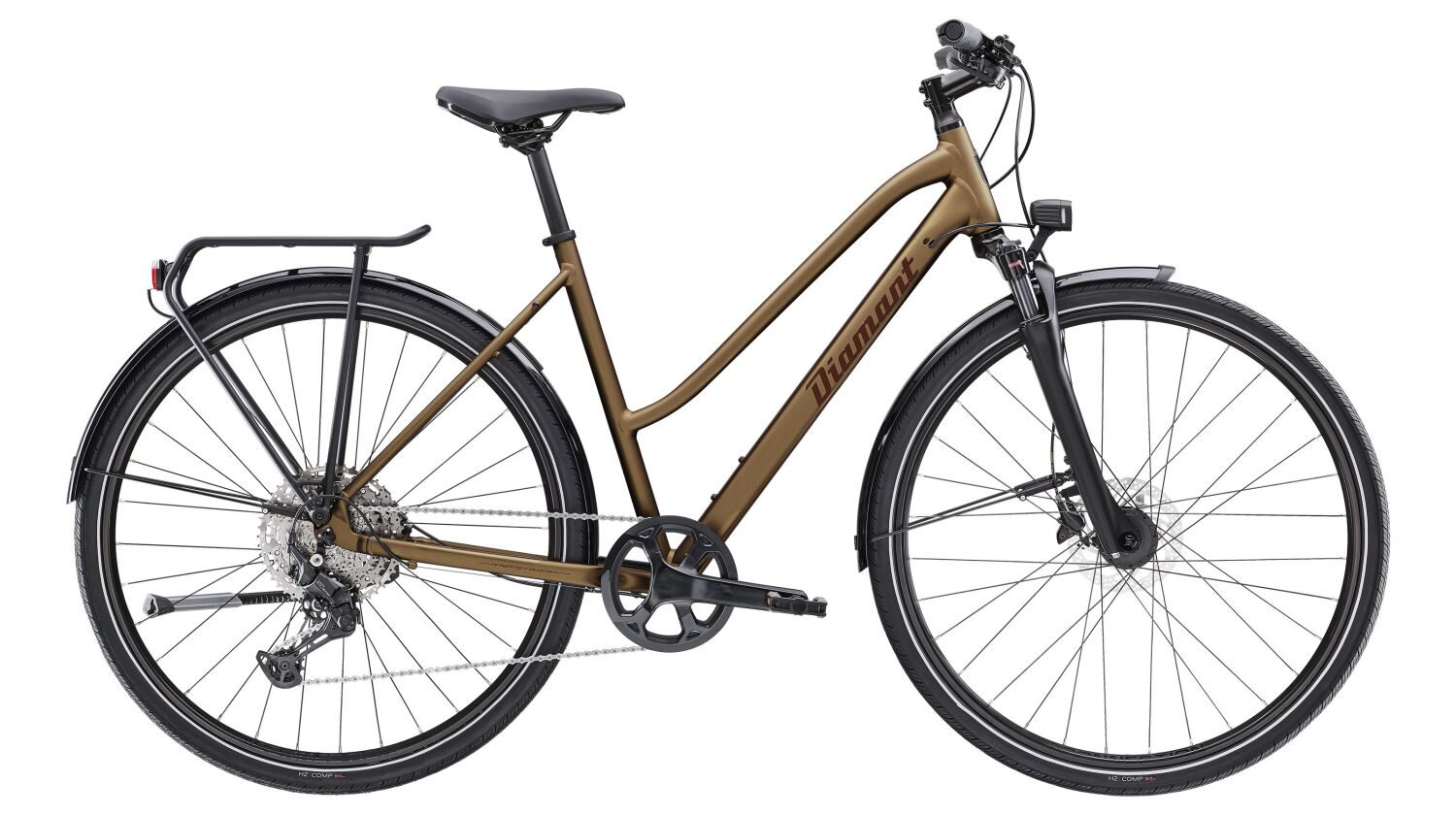 Diamant Elan Deluxe Trekkingrad Trapez 28" travertin metallic
