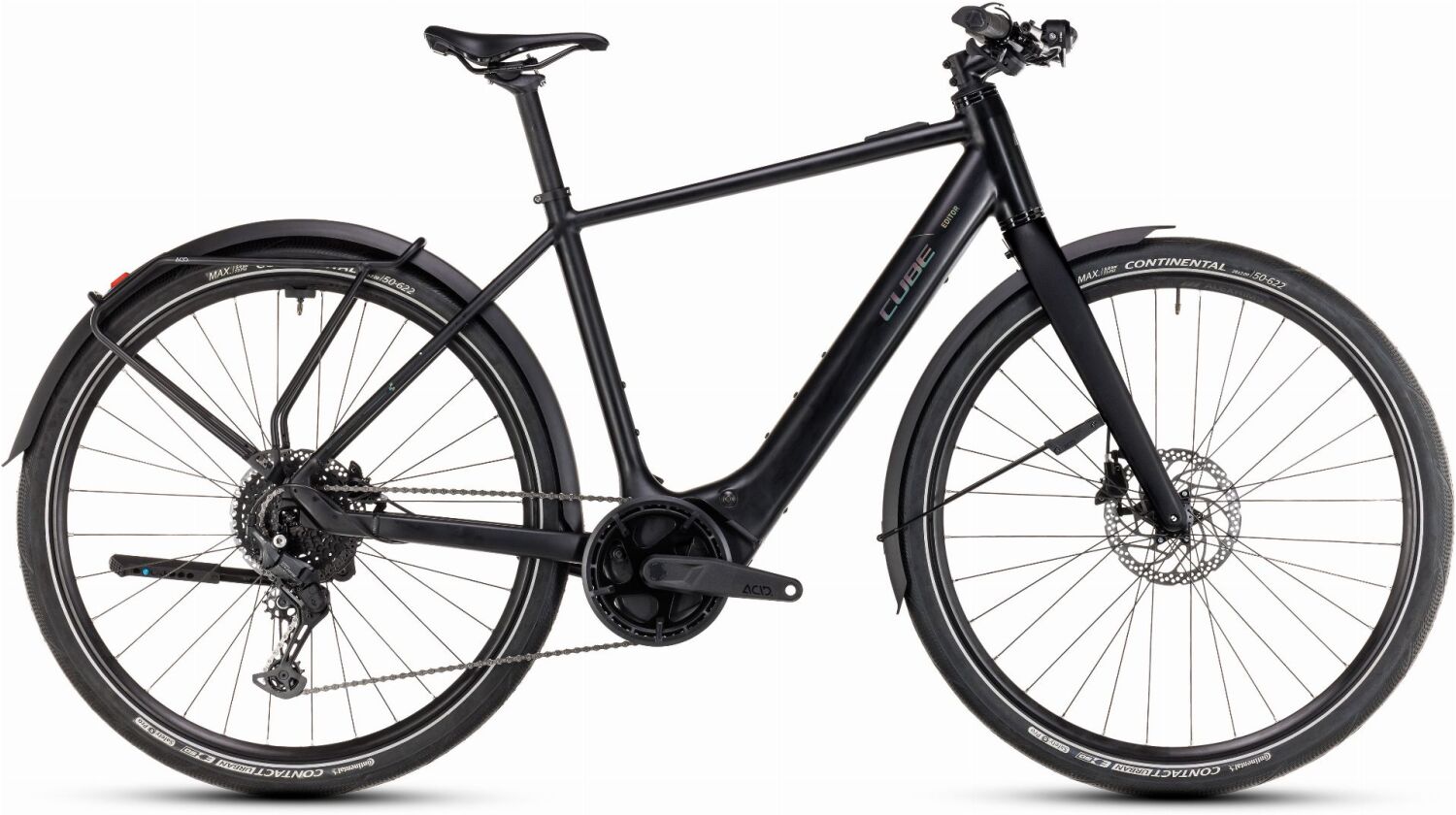 Cube Editor Hybrid Pro FE 400 Wh E-Bike Diamant 28" black´n´spectral