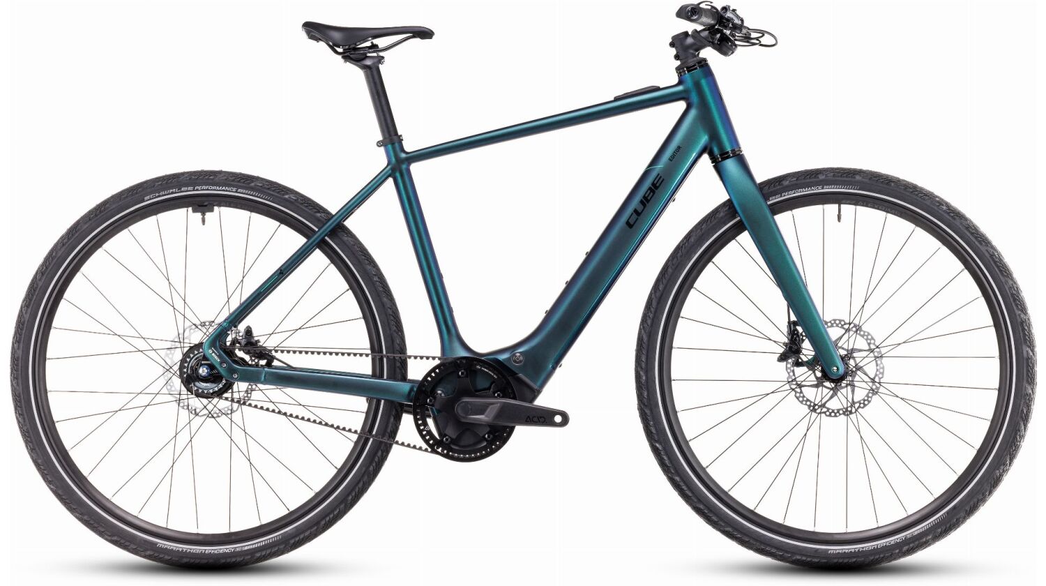 Cube Editor Hybrid SLT 400 Wh E-Bike Diamant 28" goblin´n´glossy