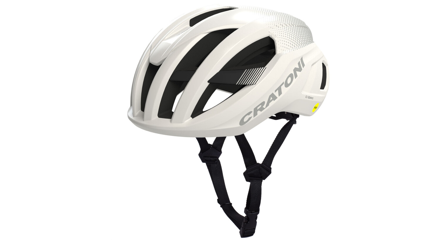 Cratoni C-Zero Mips Rennrad-Helm white glossy matt