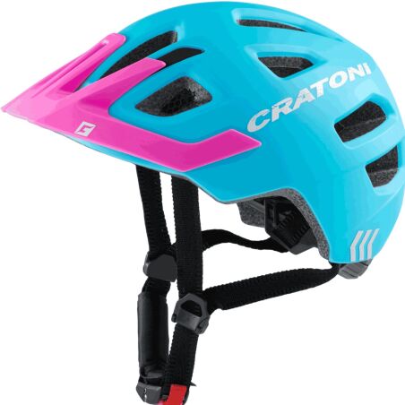 Cratoni Maxster Pro Kinder-Helm blue-pink matt