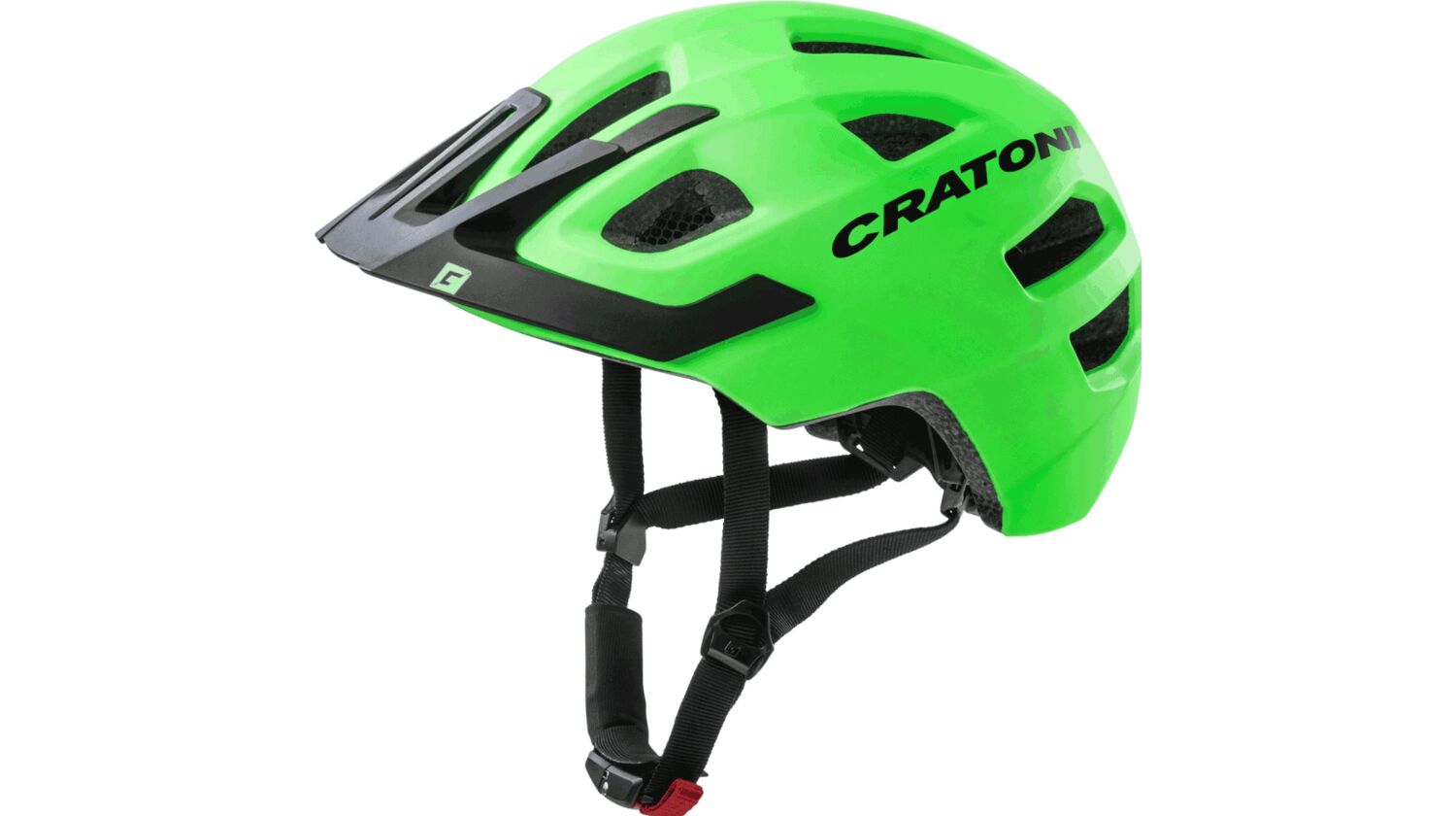 Cratoni Maxster Pro Kinder-Helm neongreen matt