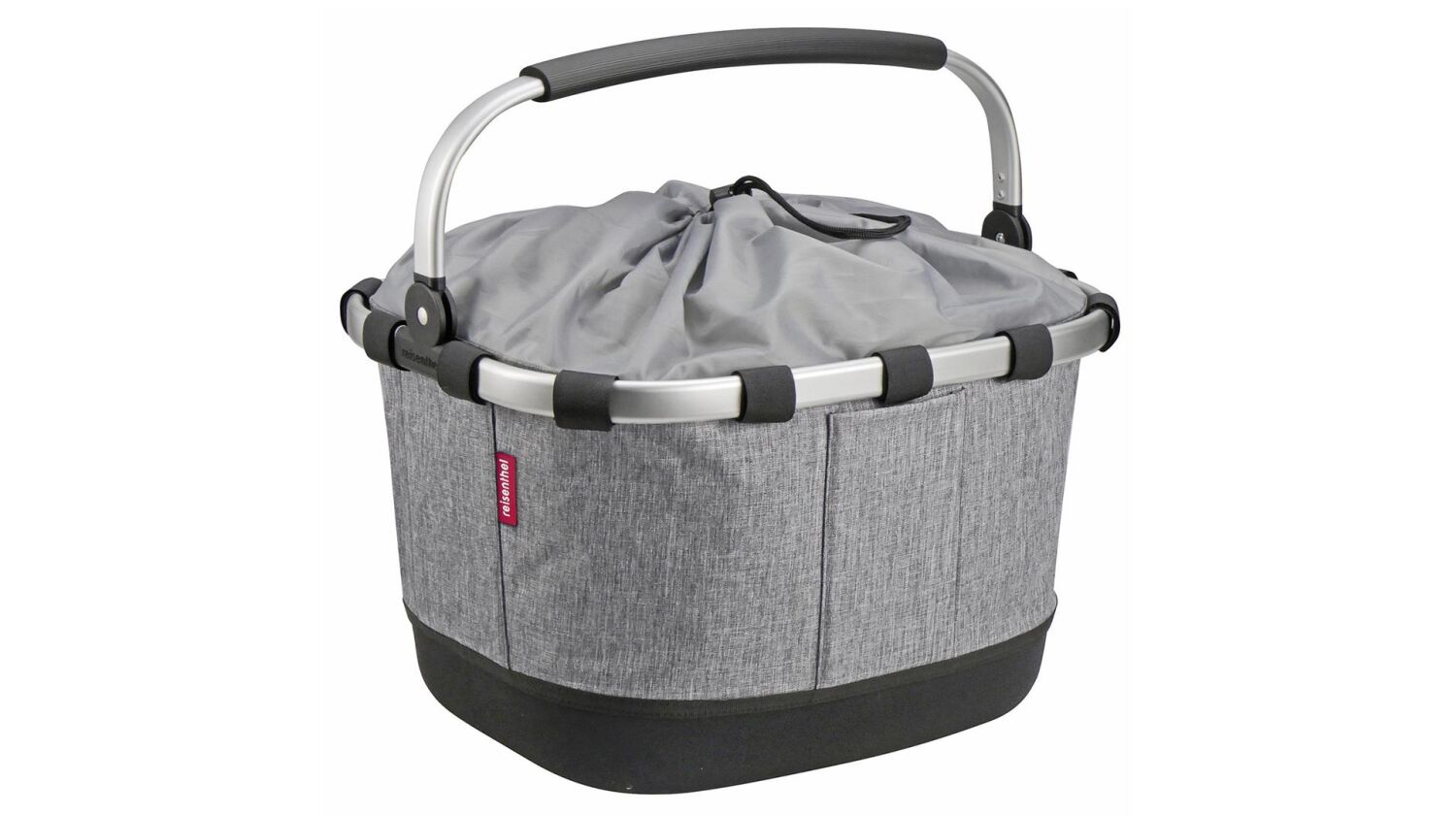 KLICKfix Carrybag GT mit Uniklip 2 Gepäckträgertasche Twist silver 24 L
