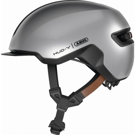 Abus Hud-Y Helm gleam silver