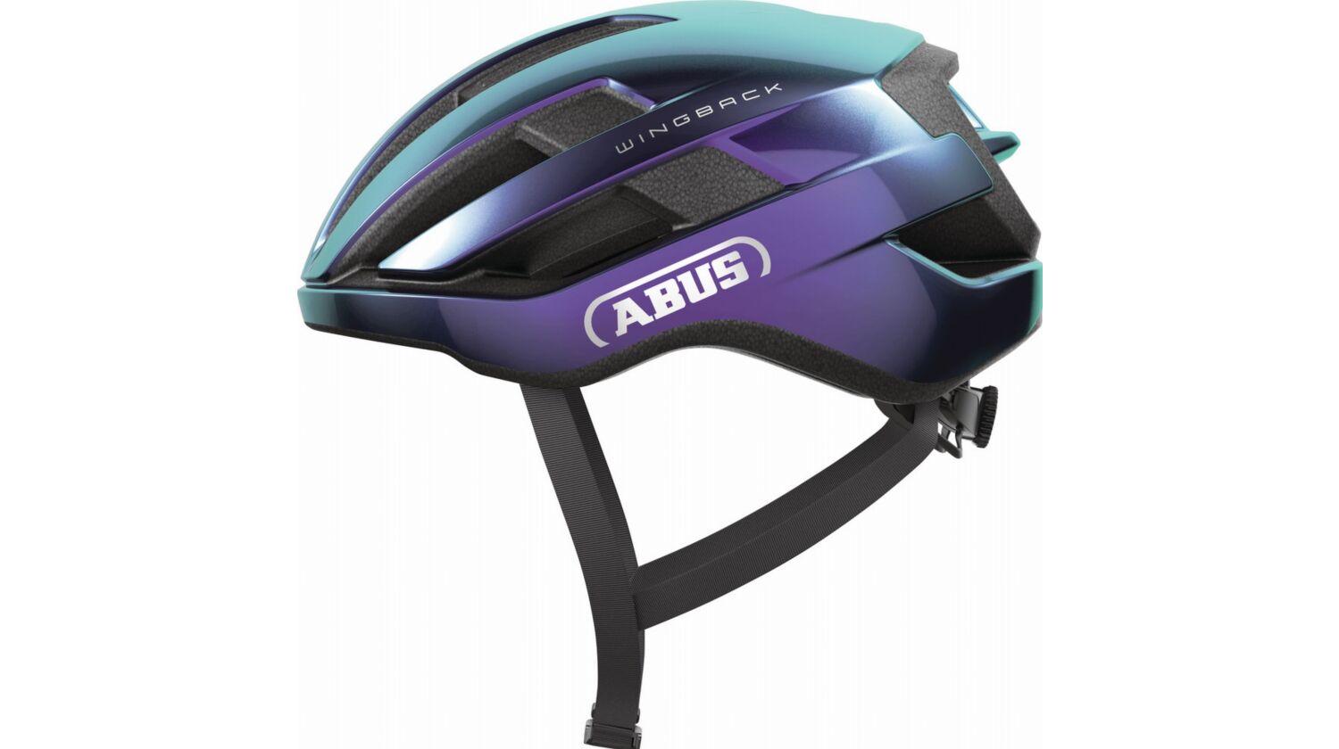 Abus WingBack Rennrad-Helm flip flop purple