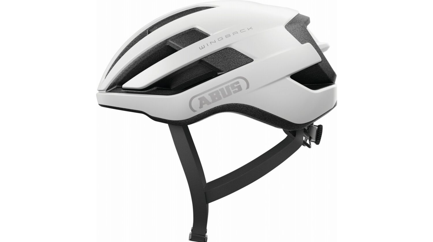 Abus WingBack Rennrad-Helm polar white