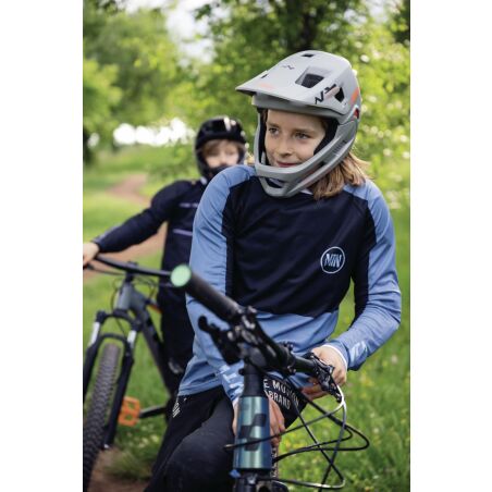 Abus YouDrop FF Kinder-Helm Ti silver S (48-55 cm)