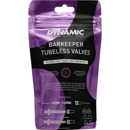 Dynamic Bar Keeper Tubeless Ventile 2 St&uuml;ck schwarz