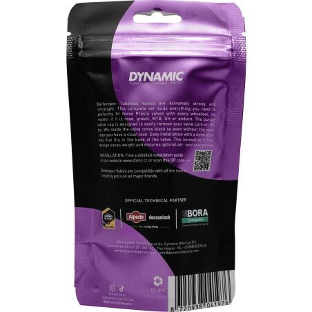 Dynamic Bar Keeper Tubeless Ventile 2 St&uuml;ck schwarz