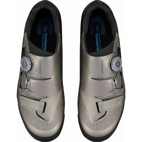 Shimano XC502 MTB-Schuhe breite Ausf&uuml;hrung silver