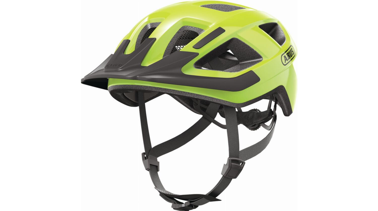 Abus Aduro 3.0 LED Helm signal yellow