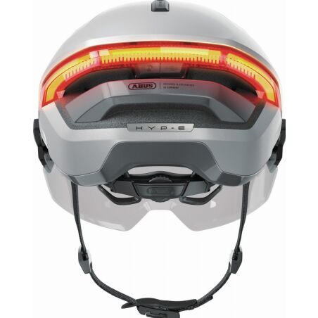 Abus Hyp-E Ace Helm gleam silver