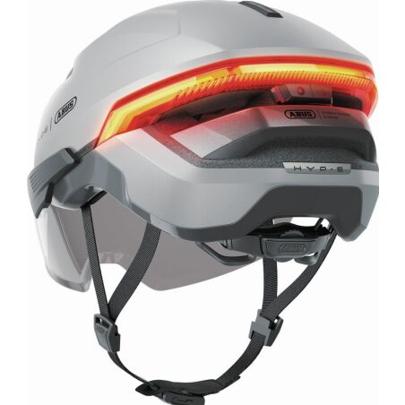 Abus Hyp-E Ace Helm gleam silver