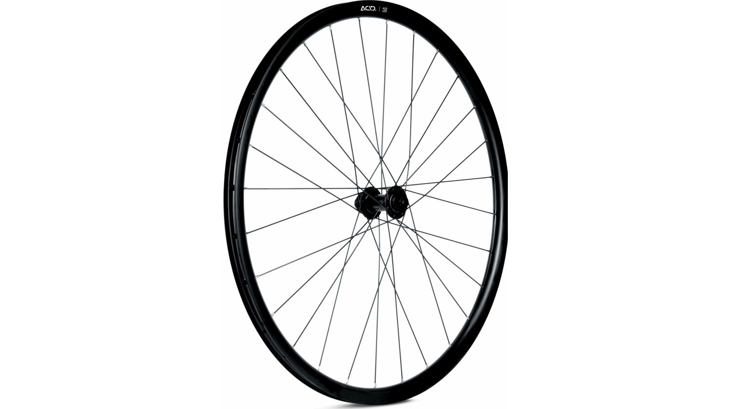 Acid Vorderrad 29" Gravel Race HPA 622x25 12x100 TA J-Bend CL 28H black, white