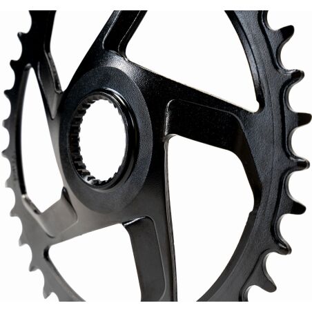 Acid Hybrid HPS CL53 BDU37/31 (Gen4) Kettenblatt kompatibel mit Shimano 10/11-fach Offset 39,5 mm Kettenlinie 53 mm black