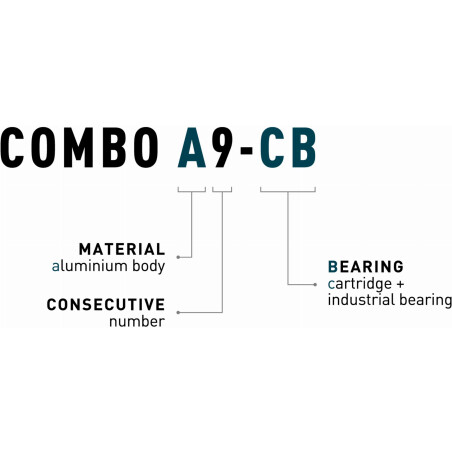 Acid Pedale Combo A9-CB black 92 x 75 x 30 mm
