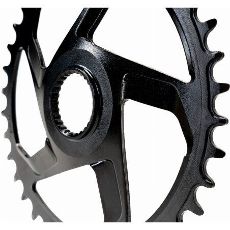 Acid Hybrid HPS CL52 BDU38/34 Kettenblatt kompatibel mit Shimano 10/11-fach Offset 41,3 mm Kettenlinie 52 mm black