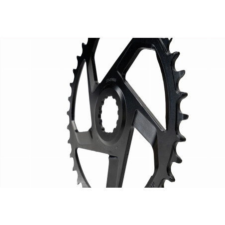 Acid Hybrid HPS CL52 BDU33 Kettenblatt kompatibel mit Shimano 10/11-fach Offset 44,85 mm Kettenlinie 52 mm black