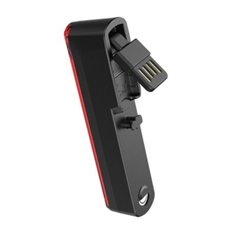 Litemove R&uuml;cklicht Sattelst&uuml;tze, USB, TL03, Magnet/Silikonbandbefestigung 34 + 42mm