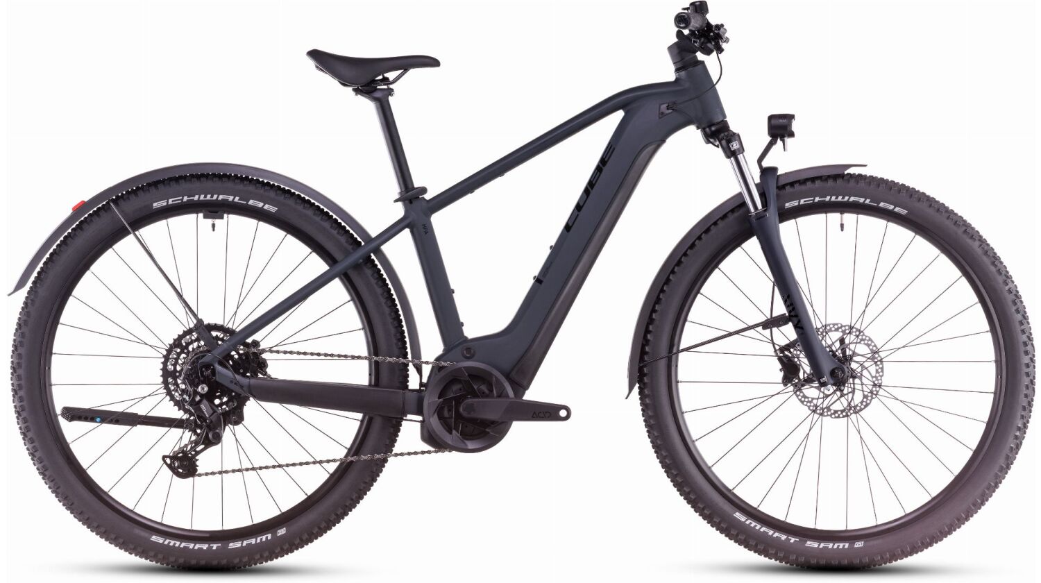 Cube Reaction Hybrid Performance 500 Wh Allroad E-Bike Hardtail Diamant night´n´black